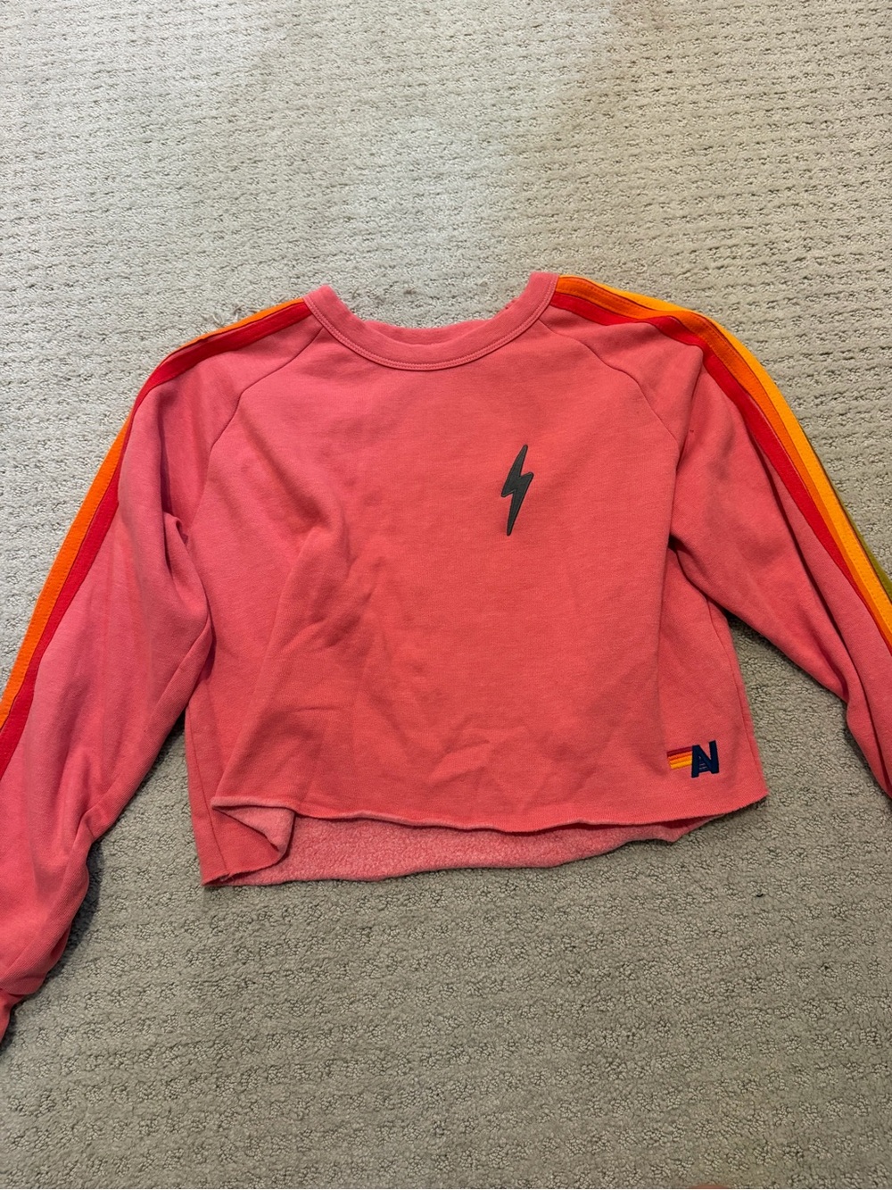 aviator nation cropped sweatshirt